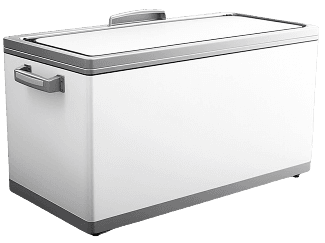 Modern White Chest Freezer