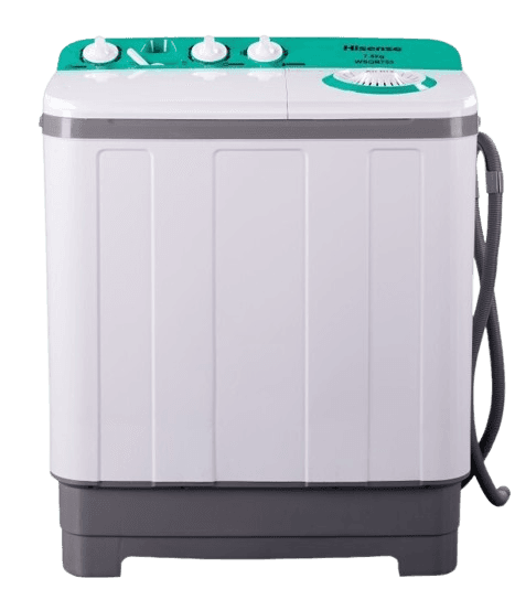 Hisense WM753-WSQB 7.5KG Top Load Twin Tub Washing Machine